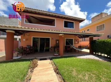 Casa · 290m² · 6 Quartos · 4 Vagas · Casa em Condomínio Villas do Bosque na Estrada do Coco, Lauro de Freitas/BA