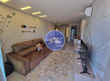 Apartamento · 105m² · 2 Quartos · 2 Vagas · Amplo apartamento mobiliado no Paraíso das Dunas com 2 suítes