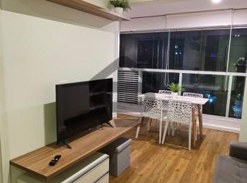 Apartamento · 33m² · 1 Quarto · 1 Vaga · Apartamento 1 suíte - c/ vaga, Ar condicionado, mobiliado.