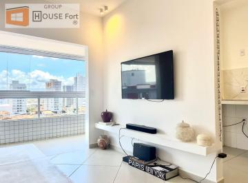 Sala · Apartamento 02 Dorm. em Cidade Ocian - Praia Grande, SP