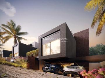 Casa · 221m² · 3 Quartos · 2 Vagas · Casa em condomínio com 3 suítes, sala dois ambientes, 5 banheiros e 2 vagas na garagem - Unidade 1