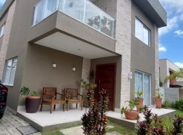 Casa de 4 quartos, Camaçari · Casa a venda Alphaville Litoral Norte II 4 suites 300m²  Porteira Fechada