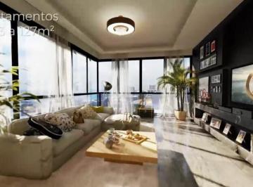 Living · Apartamento com 4 quartos, 226,59m², à venda em Capão da Canoa, Zona Nova