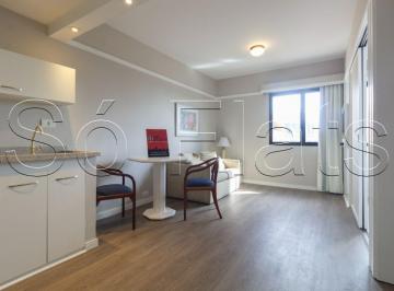 Apartamento · 33m² · 1 Quarto · 1 Vaga · Flat Ninety com 33m², 1 dormitório e 1 vaga de garagem nos Jardins disponível locação.