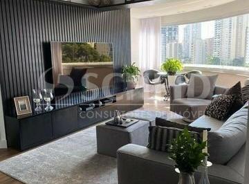 Apartamento · 116m² · 2 Quartos · 3 Vagas · Apartamento no Brooklin Paulista, 2 quartos suíte