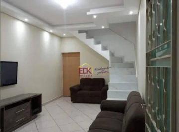 187a17dfaf8702a4dc4b7604ec4ef9a35a8ca269 · Sobrado com 2 dormitórios à venda, 106 m² por R$ 345.000,00 - Parque Residencial Santo André - Caçap