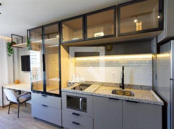 Sobre o imóvel: Apartameto recém reformado, com projeto e decoração realizados p · Apartamento para Aluguel - Vila Nova Conceição, 1 Quarto, 25 m2 - São Paulo
