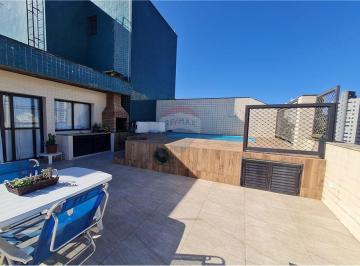 Apartamento · 150m² · 3 Quartos · 2 Vagas · Cobertura Penthouse com piscina com 3 Quartos à venda, 150m² na praia das Astúrias, no Guarujá, SP