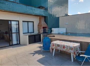 Apartamento · 150m² · 3 Quartos · 2 Vagas · Cobertura Penthouse com piscina com 3 Quartos à venda, 150m² na praia das Astúrias, no Guarujá, SP