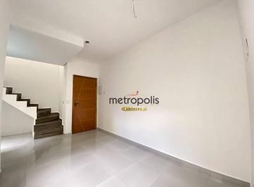 Sala de Estar · Cobertura com 2 dormitórios à venda, 90 m² por R$ 477.660,00 - Vila Príncipe de Gales - Santo André/
