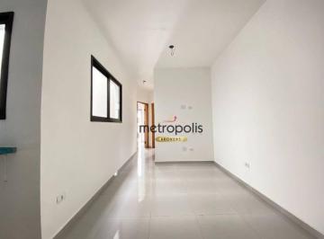 Sala de Estar · Apartamento com 2 dormitórios à venda, 52 m² por R$ 349.000,00 - Vila Príncipe de Gales - Santo Andr