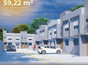 Casa · 59m² · 2 Quartos · 1 Vaga · CASAS NOVAS PRONTAS EM CONDOMINIO DE BAIXO CUSTO