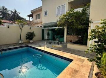 Piscina · Sobrado à venda, 350 m² por R$ 4.256.000,00 - Osvaldo Cruz - São Caetano do Sul/SP