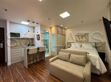 Apartamento · 27m² · 1 Quarto · 1 Vaga · Flat em Jardim Paulista, São Paulo/SP de 27m² 1 quartos para locação R$ 4.300,00/mes