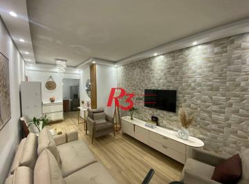 d76811dd8d763f52f57174488201bc090edbe464 · Apartamento com 2 dormitórios à venda, 100 m² por R$ 690.000,00 - Marapé - Santos/SP