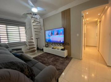 Sala · Cobertura com 3 dormitórios, 145 m² - venda por R$ 940.000,00 ou aluguel por R$ 5.949,48/mês - Barce