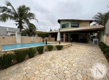 Casa · 203m² · 5 Quartos · 4 Vagas · Linda casa alto padrão, frente mar no bairro Cibratel I 