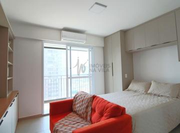 IMÓVEIS-NA-VILA-STÚDIO-MOBILIADO-ANDAR-ALTO-PRÓXIMO-METRÔ · Studio  à venda com 32m² ao lado do Metrô Ana Rosa