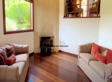 Sala com lareira · CASA SOBRADO A VENDA 5 SUÍTES - 2.600M²A.T, 623M²A.C - R$3.900.000.00, CONDOMINIO CAPITAL VILLE - JO