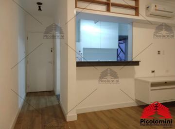 Foto 01 · Apartamento Liberdade Mobiliado com 45 metros, 1 quarto, sala 2 ambientes, cozinha americana, 1 banh