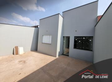 Casa de 2 quartos, Leme · CASA NOVA A VENDA - JD. GRAMINHA - LEME/SP