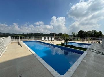 Piscina adulto e infantil · Apartamento novo á venda condomínio Sky Granja Viana - Vista exuberante!