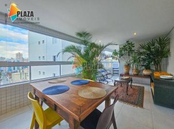Apartamento · 127m² · 3 Quartos · 2 Vagas · Apartamento com 3 dormitórios à venda, 127 m² por R$ 1.050.000,00 - Aviação - Praia Grande/SP