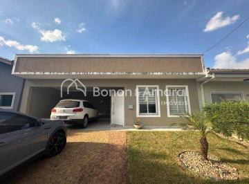 Casa · 195m² · 3 Quartos · 4 Vagas · Casa com 196m² , 3 suítes, 5 banheiros, 4 vagas de garagem no Condomínio Campos do conde I Paulínia