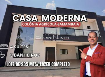 Foto 01 · Casa Vicente Pires Composta por 4 suítes 5 banheiros lote de 300 mt e lazer NÃO FINANCIA