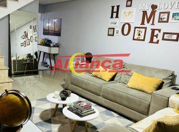 Casa · 125m² · 3 Quartos · 2 Vagas · SOBRADO COM 3 DORMITÓRIOS A VENDA, 125 m² JARDIM JOVAIA - GUARULHOS/SP