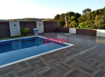 09aeb578a00183093e9c952dc8662e9582bb33fb · Chácara com 4 quartos para alugar, 2500 m² por R$ 9.880/mês - Condomínio Village da Serra - Araçoiab