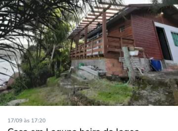 Casa de 3 quartos, Laguna · LINDA CASA NA BEIRA DA LAGOA 