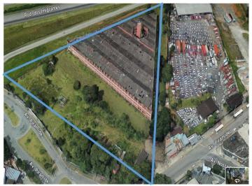 Foto 01 · Venda de Galpão, Diadema, 9.000m² área construída, 17.069m² de terreno, área de mezanino/escritório,