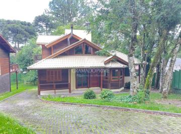Casa · 135m² · 1 Vaga · CASA SERRANA EM MADEIRA NOBRE - COND. FECHADO