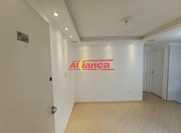 Apartamento · 45m² · 2 Quartos · 1 Vaga · APARTAMENTO PARA ALUGAR COM 45M², 2 QUARTOS, 01 VAGA, ÁGUA CHATA - GUARULHOS/SP POR R$ 1.200,00