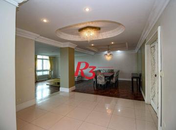 97db655c28347752523f1634e018c25025dcfb54 · Apartamento, 355 m² - venda por R$ 4.650.000,00 ou aluguel por R$ 18.000,00/mês - Boqueirão - Santos