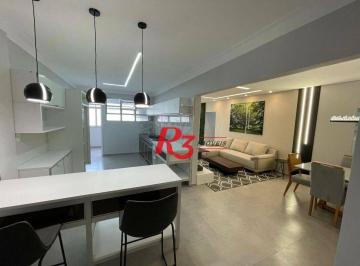 d907c00a3338c53d1976e10949586d885aaacf81 · Apartamento, 125 m² - venda por R$ 1.750.000,00 ou aluguel por R$ 8.500,00 - Gonzaga - Santos/SP