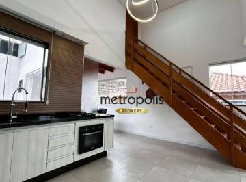 Cozinha 02 Ambientes · Cobertura com 2 dormitórios para alugar, 110 m² por R$ 4.817,00/mês - Cerâmica - São Caetano do Sul/