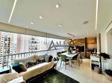 Varanda Gourmet c/ Churrasqueira · ** Terraças Tatuapé - IMPERDÍVEL - Maravilhoso apto. em andar alto c/ ampla varanda gourmet de 25 m²