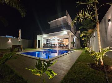 Foto 01 · Casa de alto padrão para locação em condomínio exclusivo em Cuiabá-MT, bairro Condomínio Florais Itá