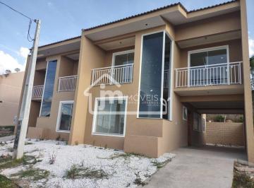 Casa · 115m² · 3 Quartos · 2 Vagas · Sobrado no Condomínio Veredas à venda no Bairro Águas Claras, em Campo Largo/PR.