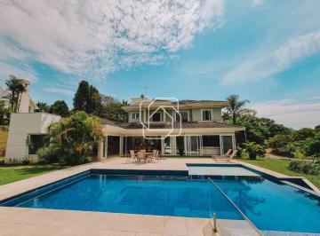 Área da piscina e visão geral da casa · Casa com 6 suítes para locação no Condomínio Fazenda Vila Real - Itu/SP
