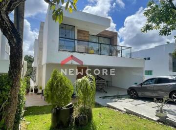 Casa · 380m² · 6 Quartos · 2 Vagas · Casa de condomínio em  Rua Caraíva - Alphaville (Abrantes) - Camaçari/BA