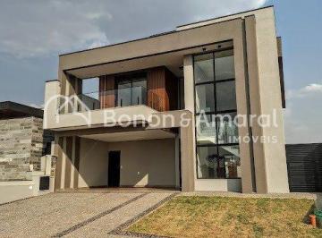 Casa · 259m² · 4 Quartos · 2 Vagas · Casa a venda com 4 suítes no Condomínio Santorini em Paulínia - SP