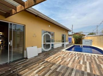 b7855cbe20692394a3f0ff744af34a9039960634 · Casa com 4 dormitórios à venda, 222 m² por R$ 900.000,00 - Parque Turístico - Peruíbe/SP