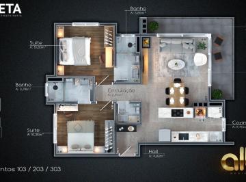 497147_i6c79JY8o47_49714766ede64c76048.jpg · Apartamento na planta 2 Suítes mais lavabo