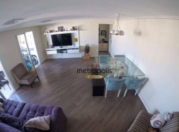 sala · Apartamento com 2 dormitórios à venda, 77 m² por R$ 720.000,00 - Campestre - Santo André/SP