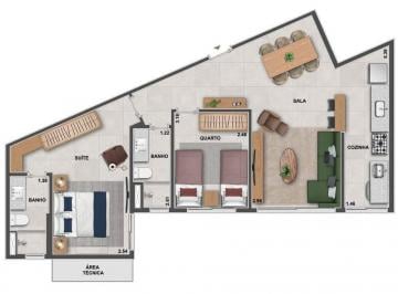 Planta 01 - 2 dorm 70 53m² · Apartamento à venda no bairro Tijuca - Rio de Janeiro/RJ