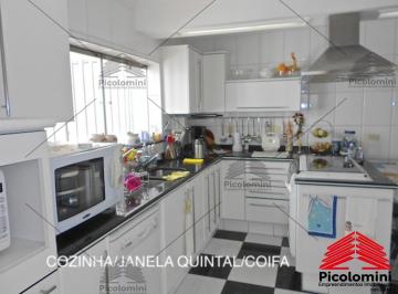 Foto 01 · Sobrado a venda de 260 m² na 4 dormitórios, 3 suítes, 4 banheiros, lavanderia, lavabo, cozinha plane