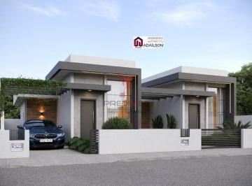 Notice: Undefined offset: 7 in /home/vivalisto/htdocs/vivalisto.com.br/src/flity/www2/__imovelweb.php on line 551 · Casa Geminada no loteamento Bosque São José -SC / R$ 415,990.00